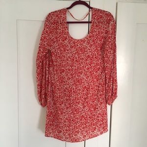 Billabong Red flower dress
