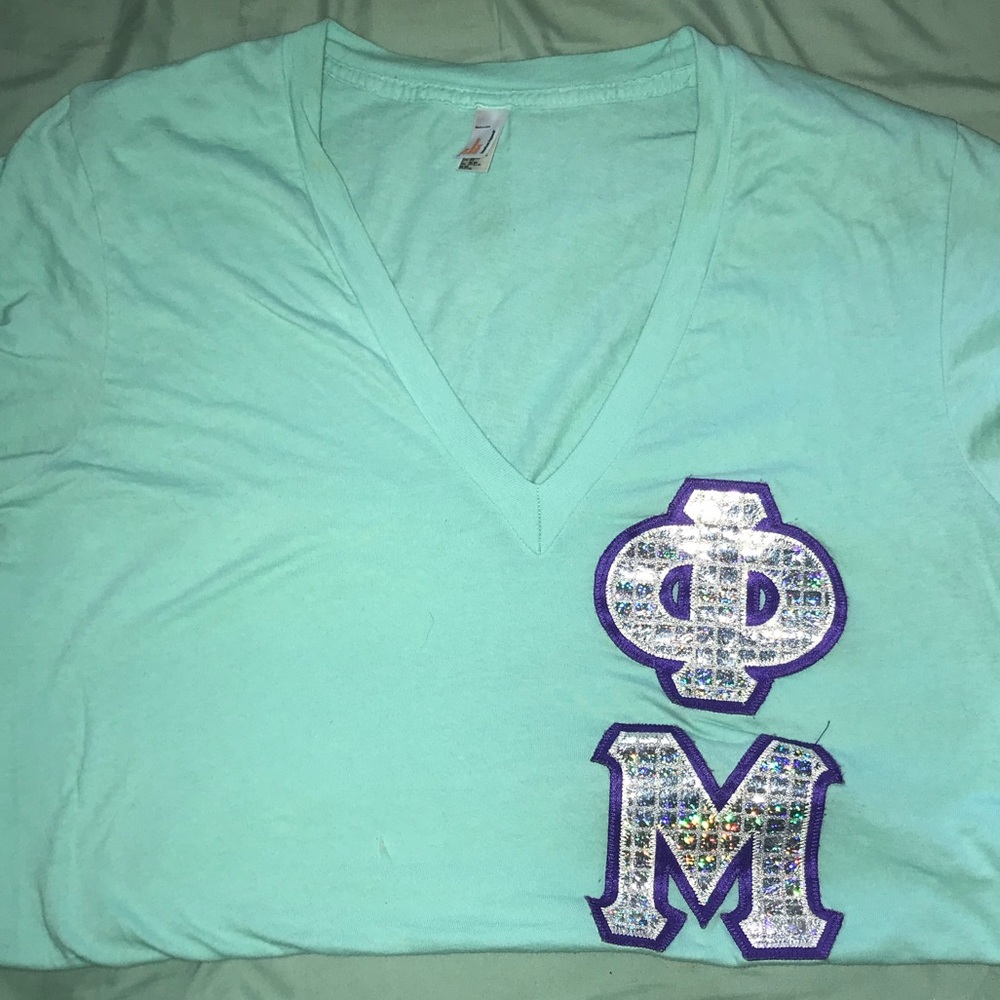 Phi Mu letter shirt