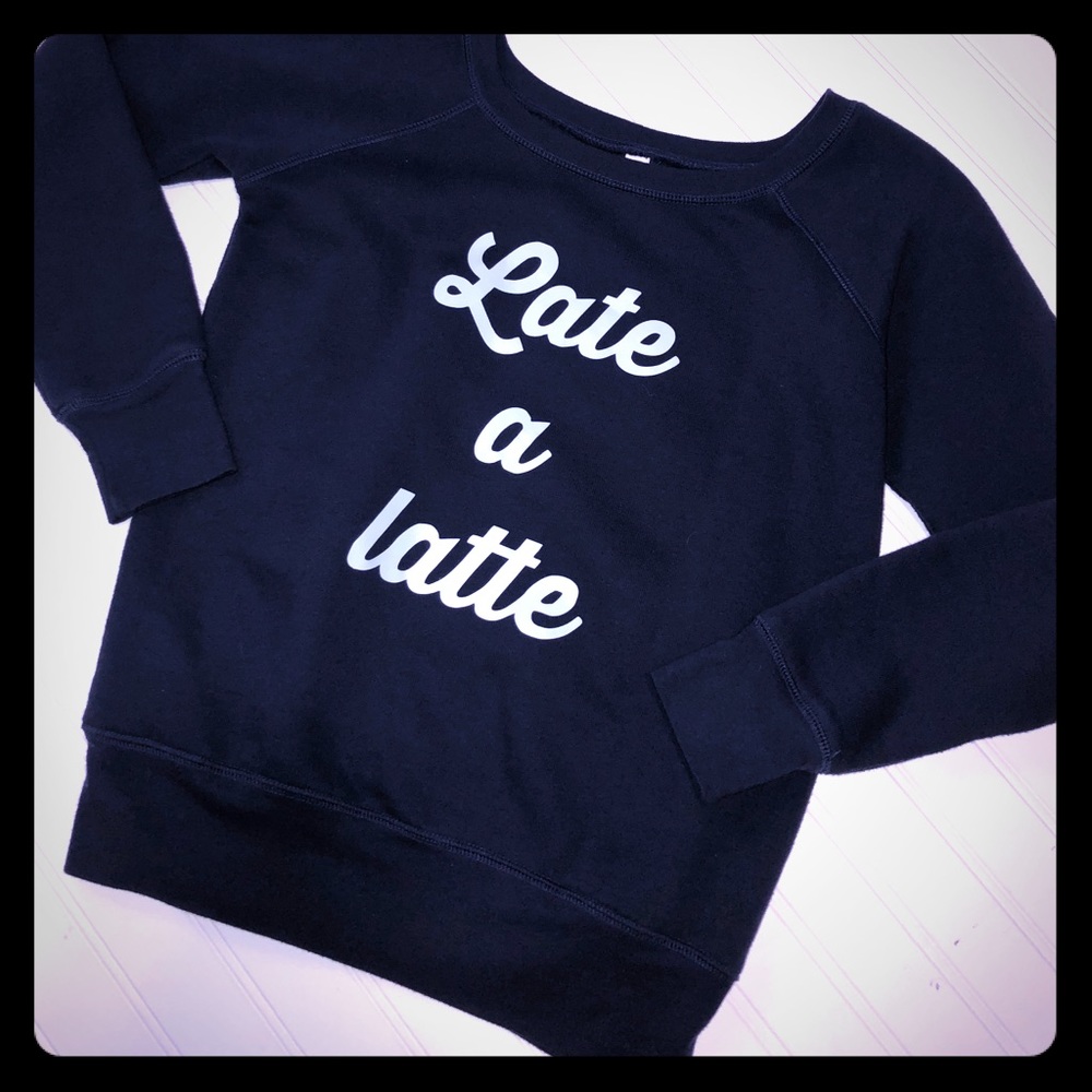 "Late A Latte" Slouchy Sweater