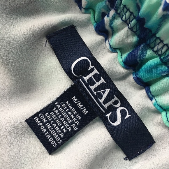 Chaps Floral Pleated Skirt Medium New - Picture 5 of 8