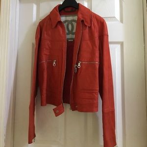Chanel leather jacket