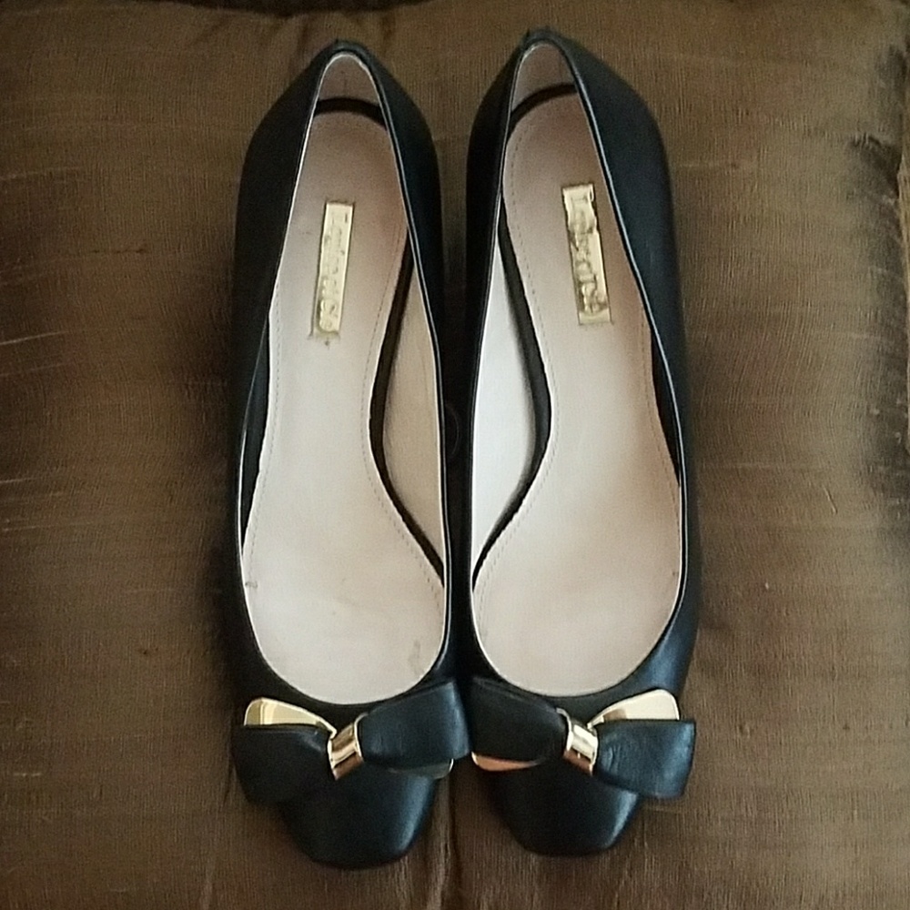 Louise et Cie Black Leather Pumpa