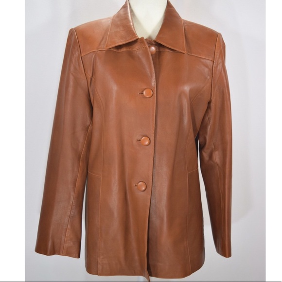 Austin Reed Jackets & Blazers - Beautiful brown leather jacket
