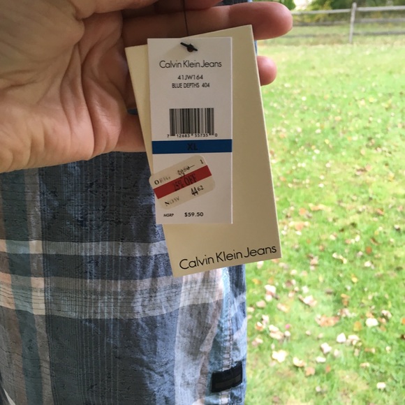 Calvin Klein men's short sleeve shirts XL - Picture 3 of 7