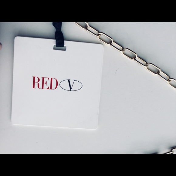 Metallic sequined Valentino ruched crossbody bag - Picture 6 of 7