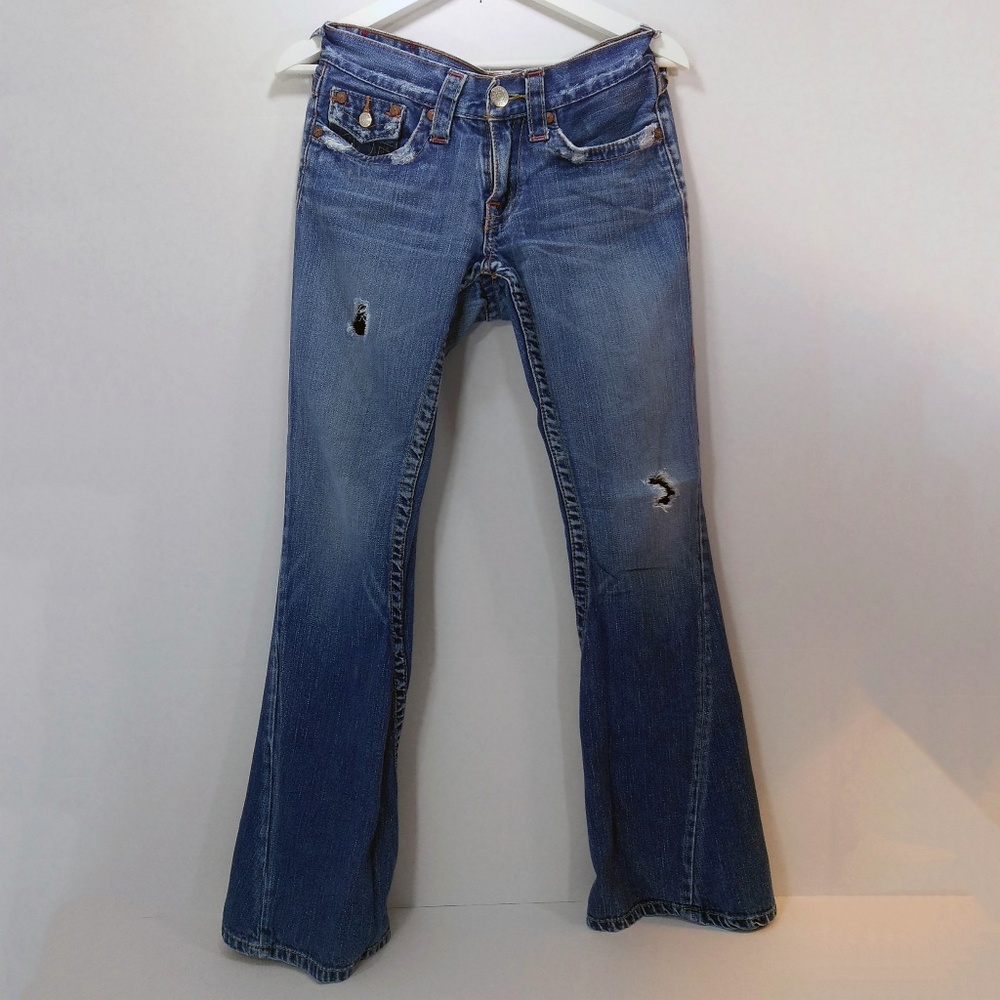 🌺 True Religion 🌺  Joey Embroidered Buddha Jeans