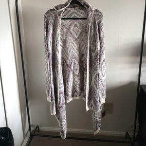 Tribal Hooded Cardigan