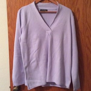 Cotton V-neck Sweater