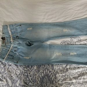 B+Q jeans double waisted in size 27