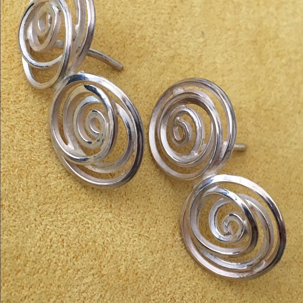 Sterling silver 950 Peruvian, Earrings