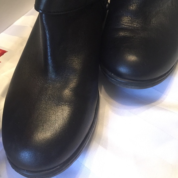 Coach Black Leather Tall Boots - Picture 4 of 7