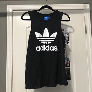 ADIDAS TREFOIL BLACK TANK