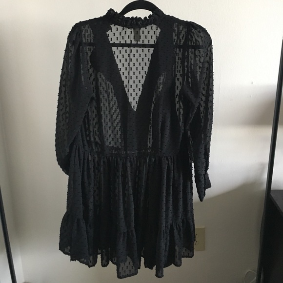 Sheer Detailed Dress - Picture 3 of 7