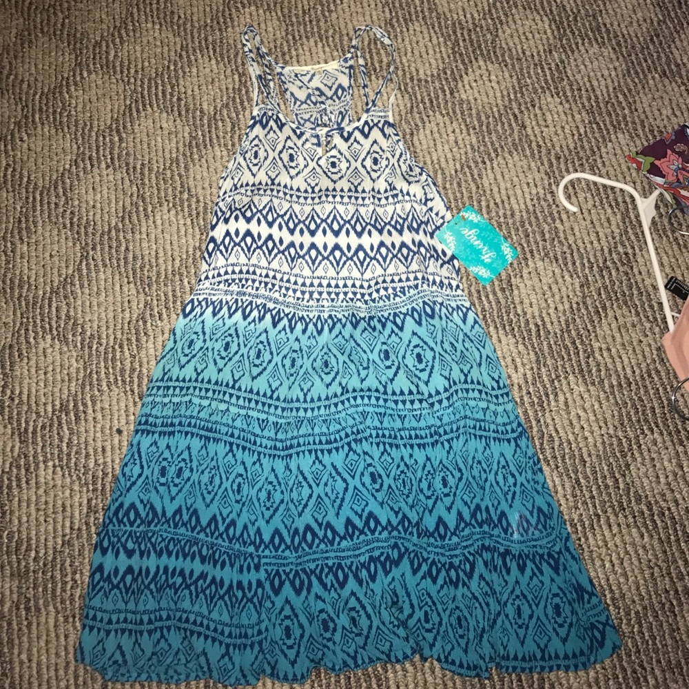 Never worn blue dress