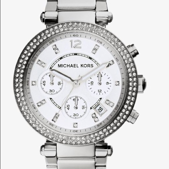 Michael Kors Silver-tone Parker Watch