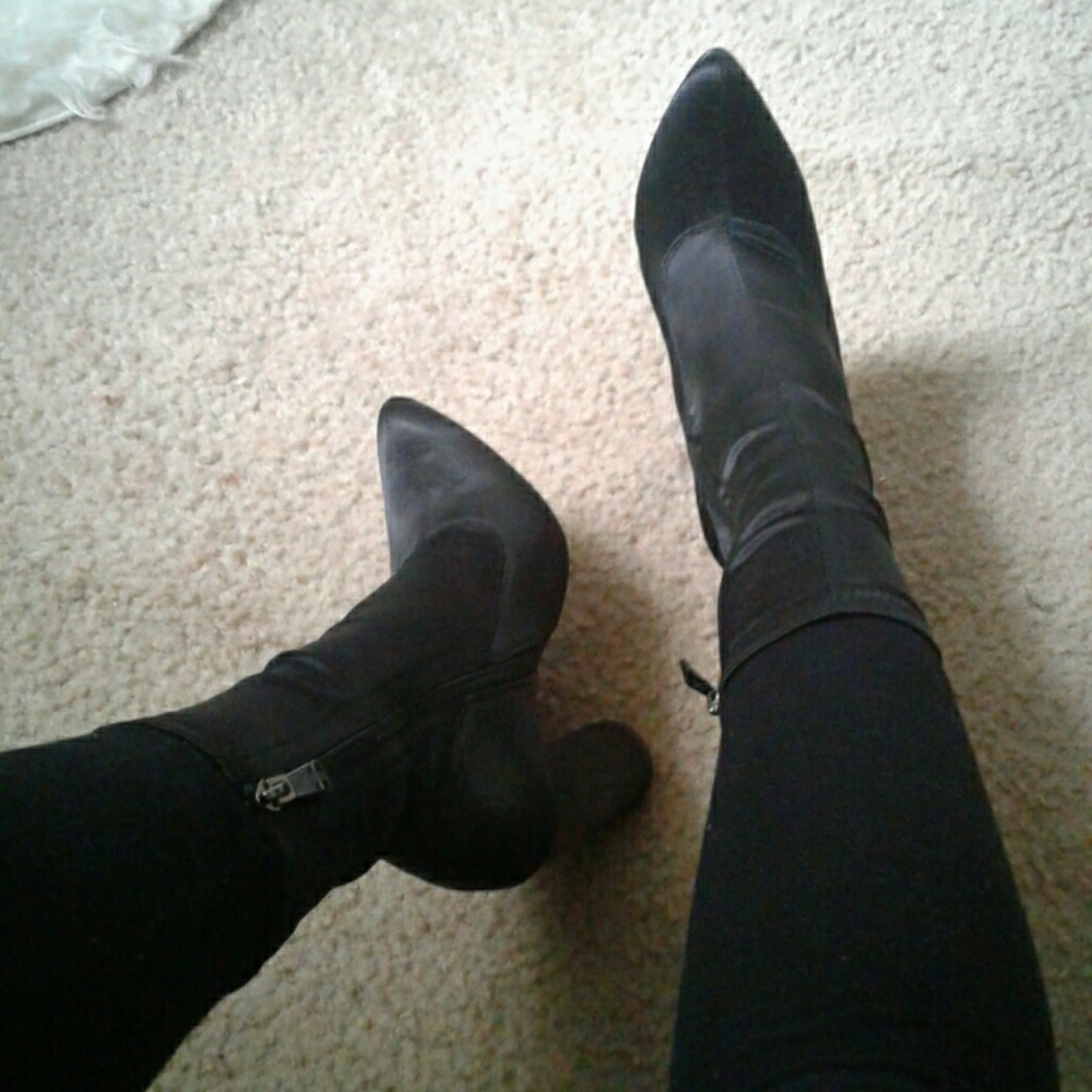 Black boots