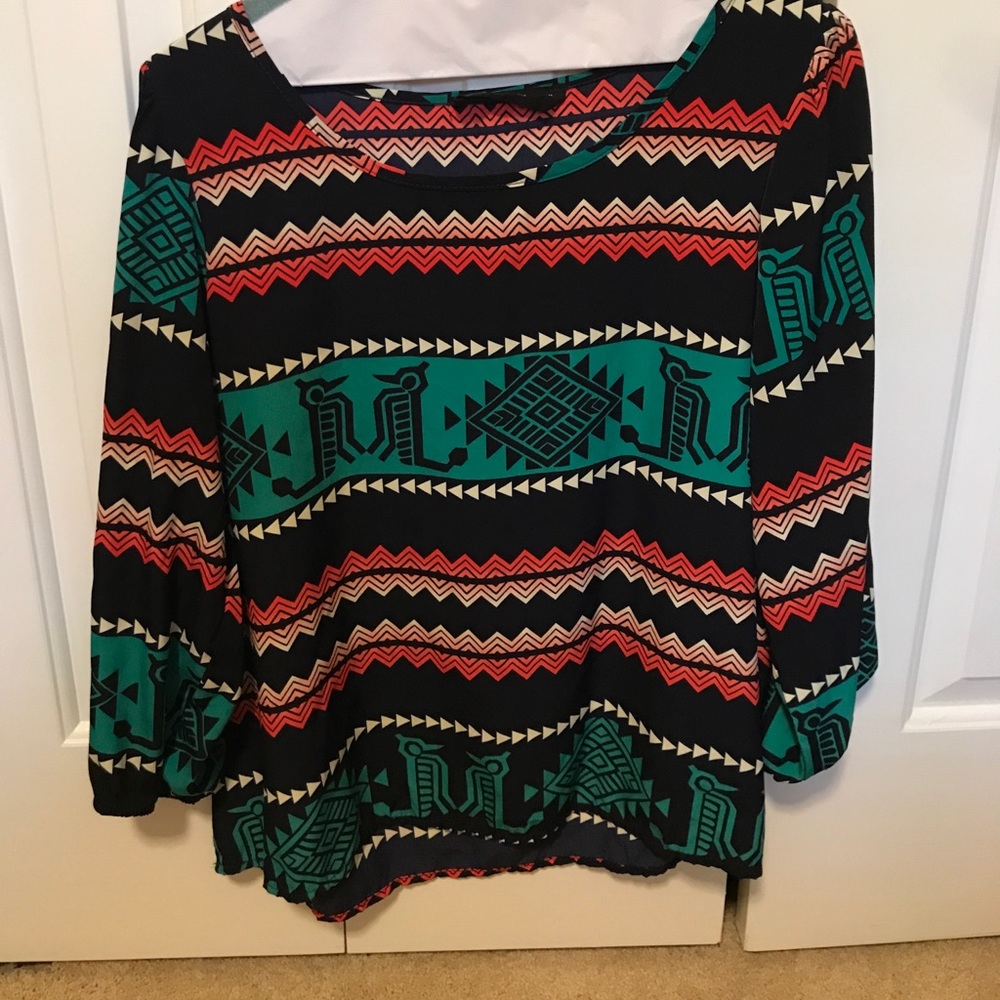 Quarter length blouse