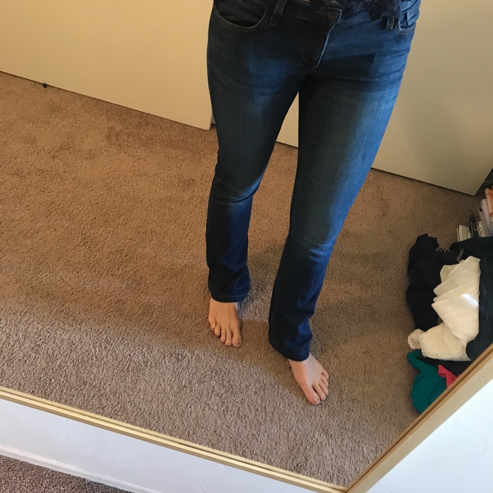 Joe's Jeans! 👖 Bootcut, dark wash, hem lengthened