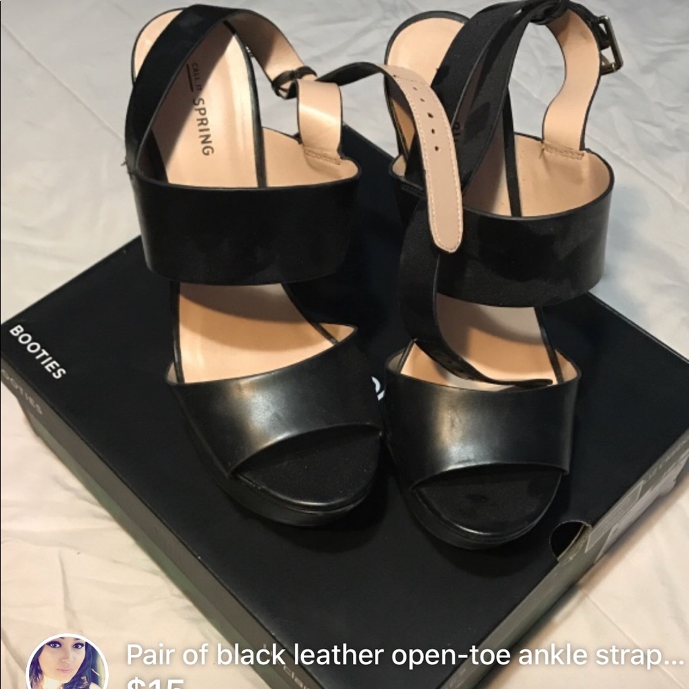 Call it Spring black pumps