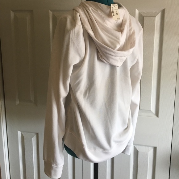 Aero Light Weight Hooded Zip Sweater Sequins - Picture 3 of 4