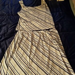 Top and skirt set