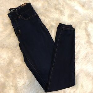 Navy High Rise Jegging - American Eagle