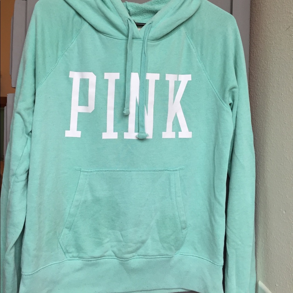 PINK teal sweatshirt