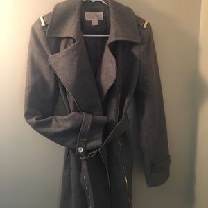 Micheal Kors asymmetrical walker coat