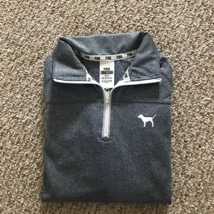 Grey VSPINK Ultimate Quarter-Zip