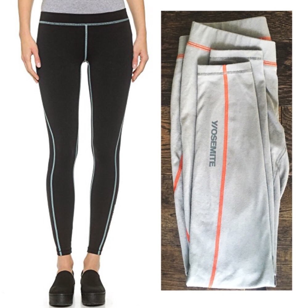 James Perse Spiral Seam Yoga Pants