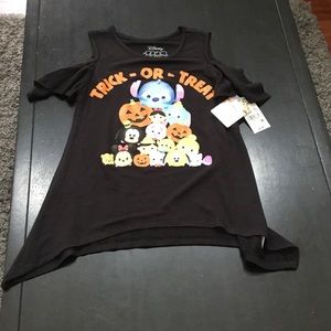 Disney Tsum Tsum cold shoulder shirt NWT