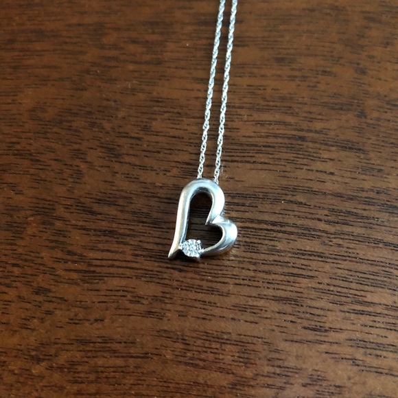 Kay Necklace with Heart Charm - Picture 2 of 2