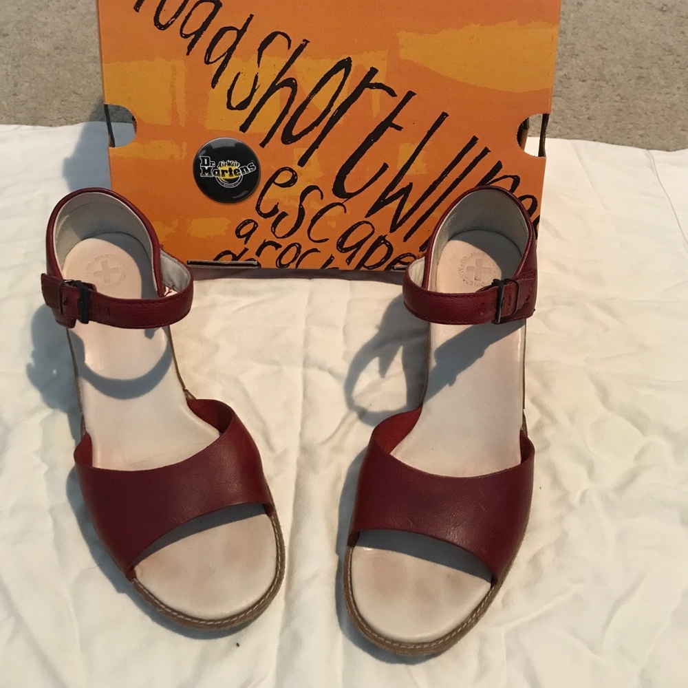 Doc Marten wedge sandals