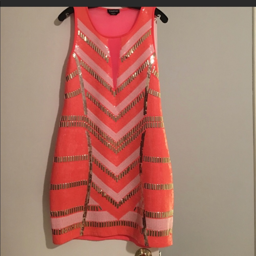 Neon Sequin party Dress