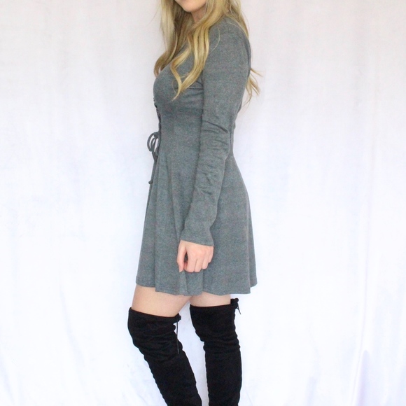 🍁Dress with Corset Detail - Picture 3 of 4