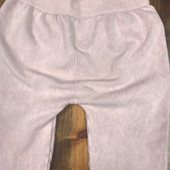 LAST PAIR! Pink Distressed Leggings - Picture 3 of 3