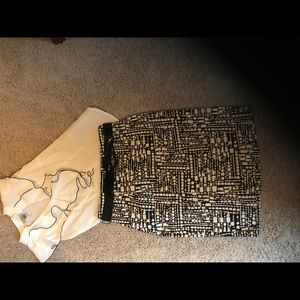 Top and skirt set