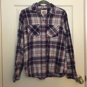 Purple Long Sleeved Flannel