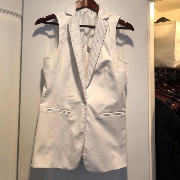 Calvin Klein white long vest - Picture 1 of 3