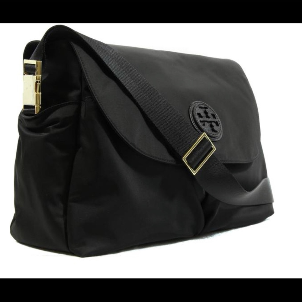 Tory Burch Crossbody Diaper Bag in Black