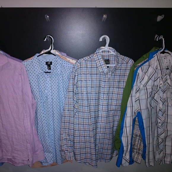 Lot of 70 mens button up shirts - Picture 2 of 7