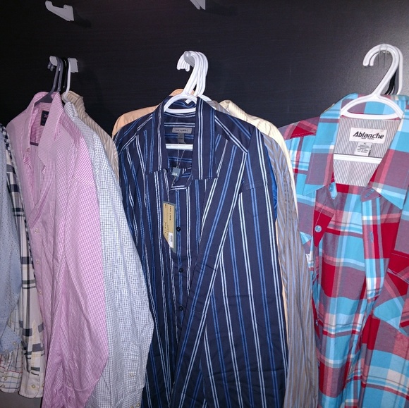 Lot of 70 mens button up shirts - Picture 7 of 7