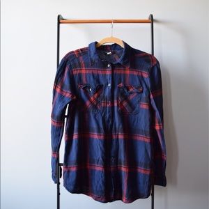 LAST CHANCE SALE BDG long plaid shirt