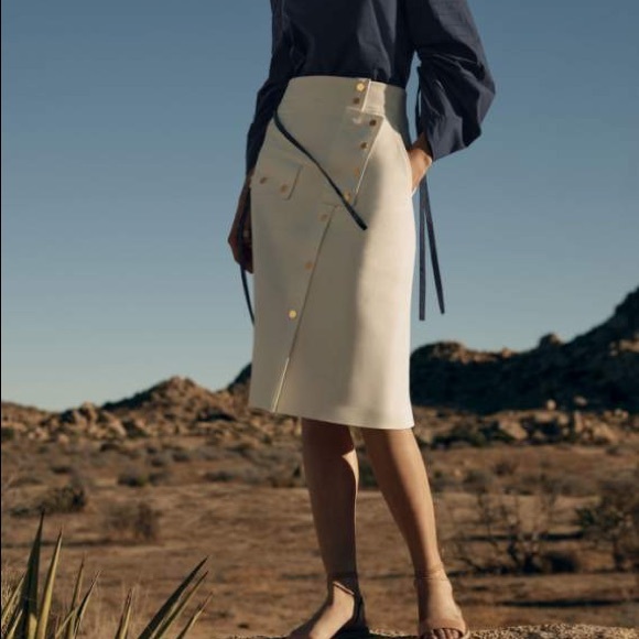 Tibi Dresses & Skirts - Tibi Snap front A-line Skirt