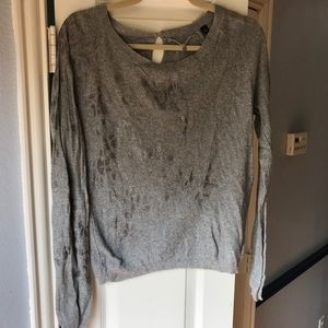 ❤️LAST DAY❤️ silver patterned sweater