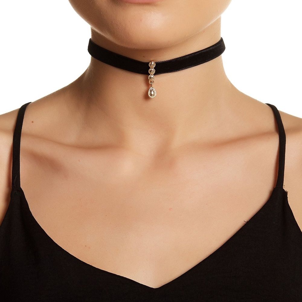 BaubleBar Cersei Choker Necklace in Metallic