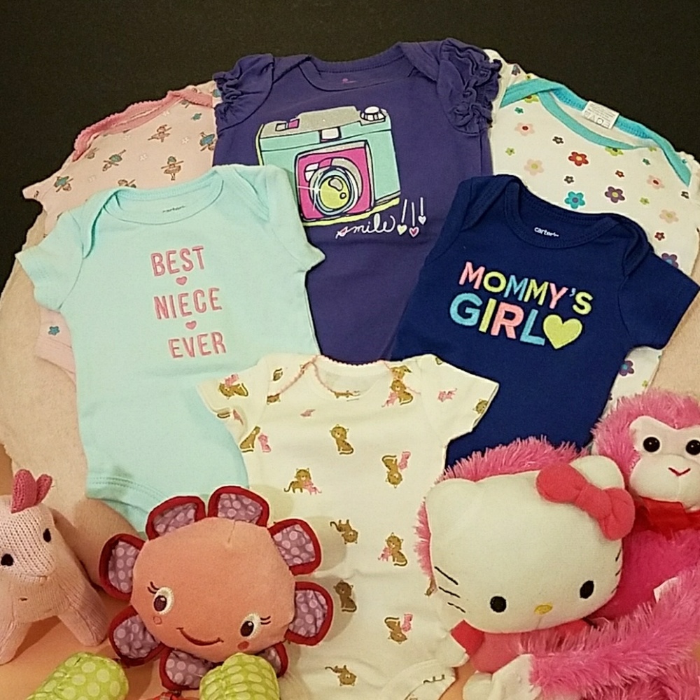 🔴Newborn 6 Piece Onesie Bundle