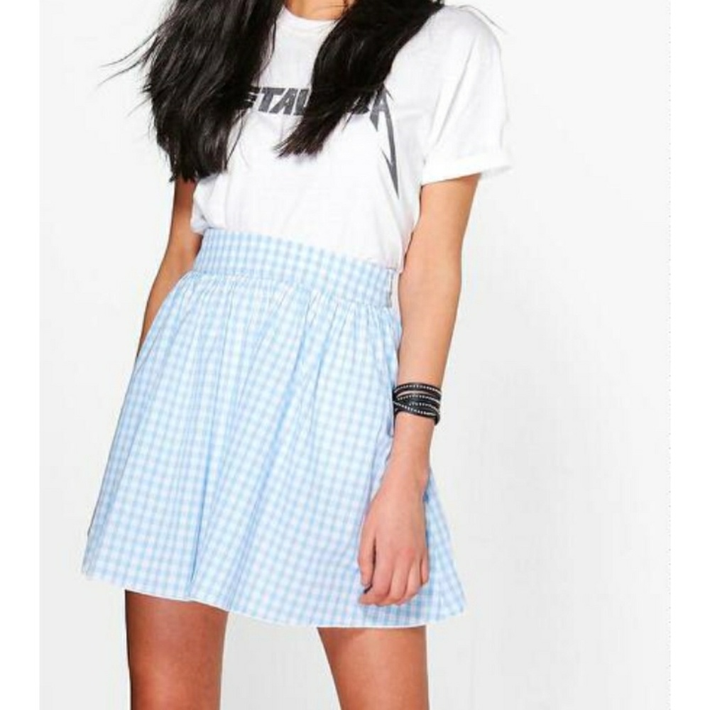 Blogger Favorite:  Gingham circle skirt