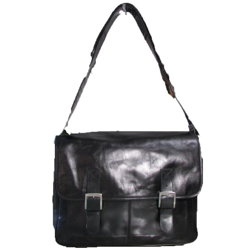 Fossil Leather Men's Taner Messenger Crossbody Bag