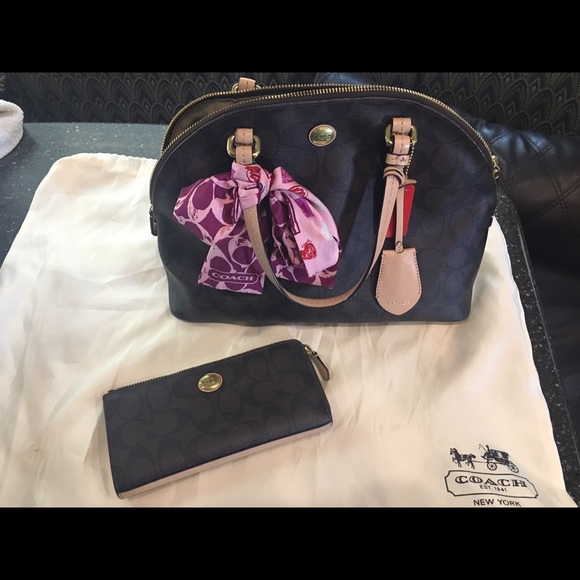 Coach Purse, Wallet and Scarf - Picture 1 of 8